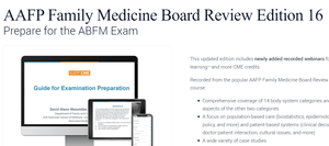 AAFP Family Medicine Board Review 16th Edition 2024