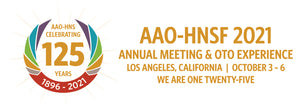 American Academy of Otolaryngology-Head and Neck Surgery Annual Meeting 2021