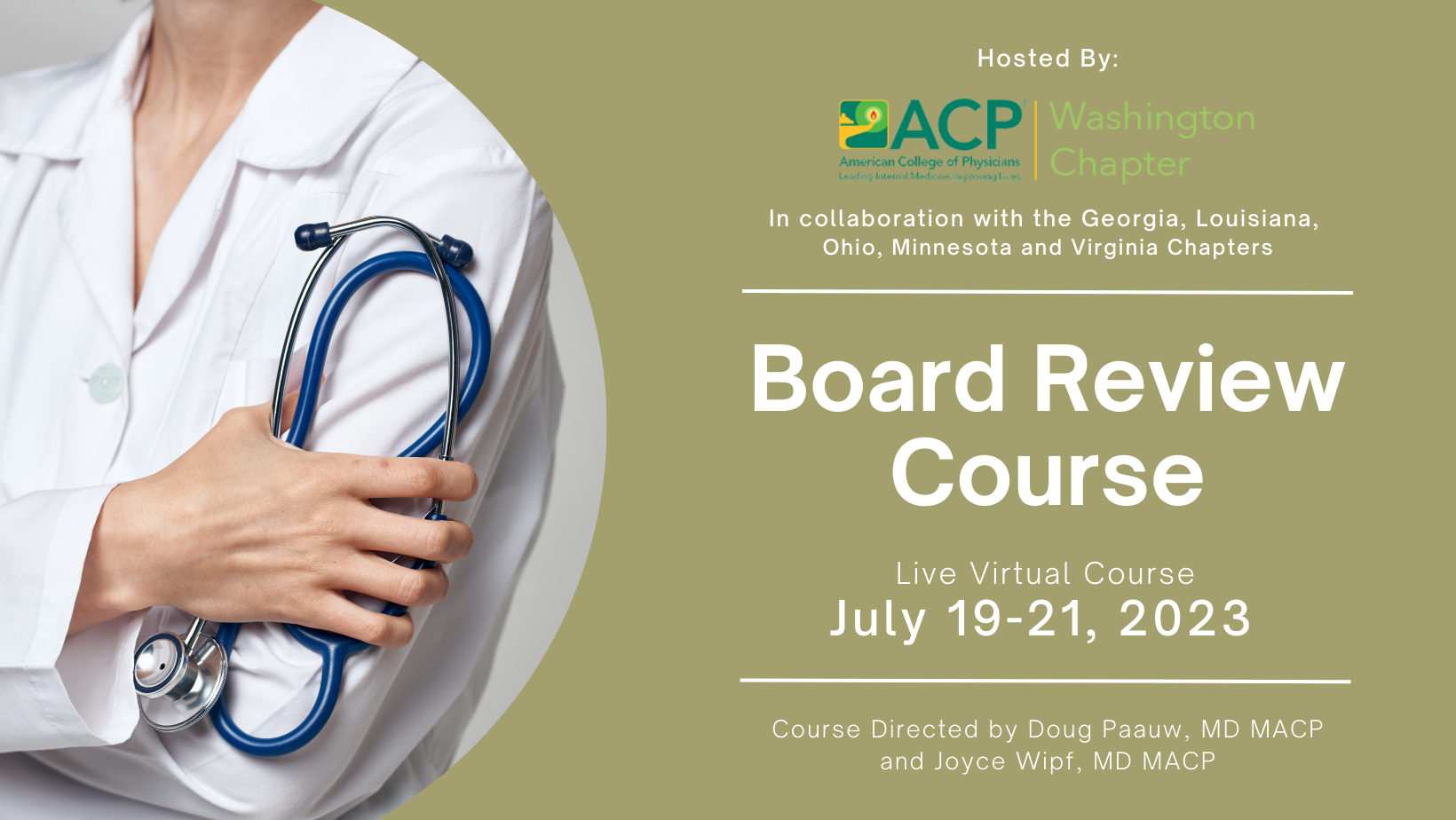 ACP Washington Chapter Board Review Course 2023