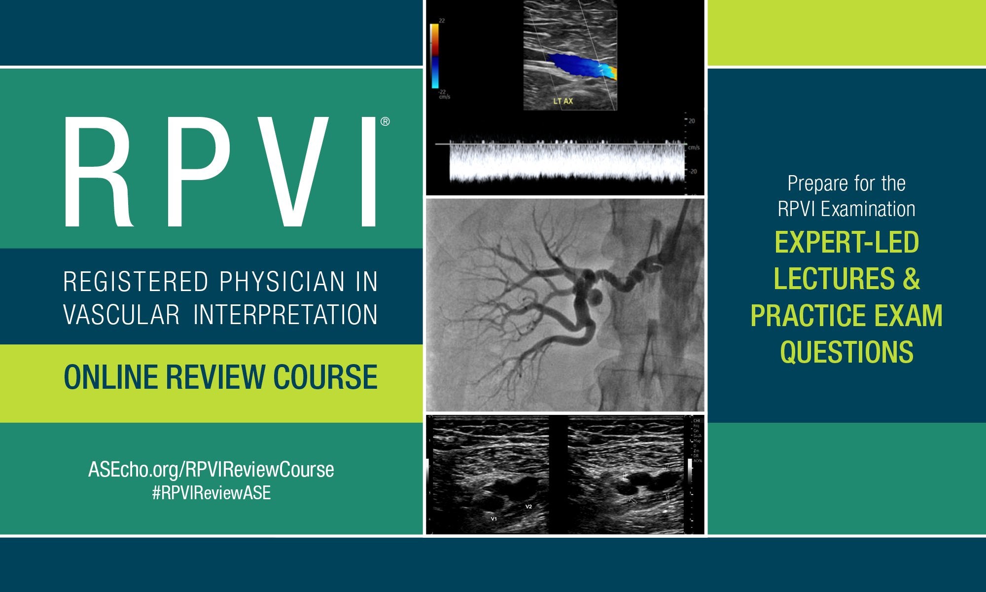 ASE Registered Physician in Vascular Interpretation Online Review Course 2023