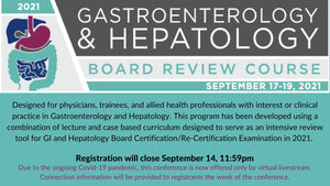 Baylor College of Medicine Gastroenterology and Hepatology Board Review Course 2021