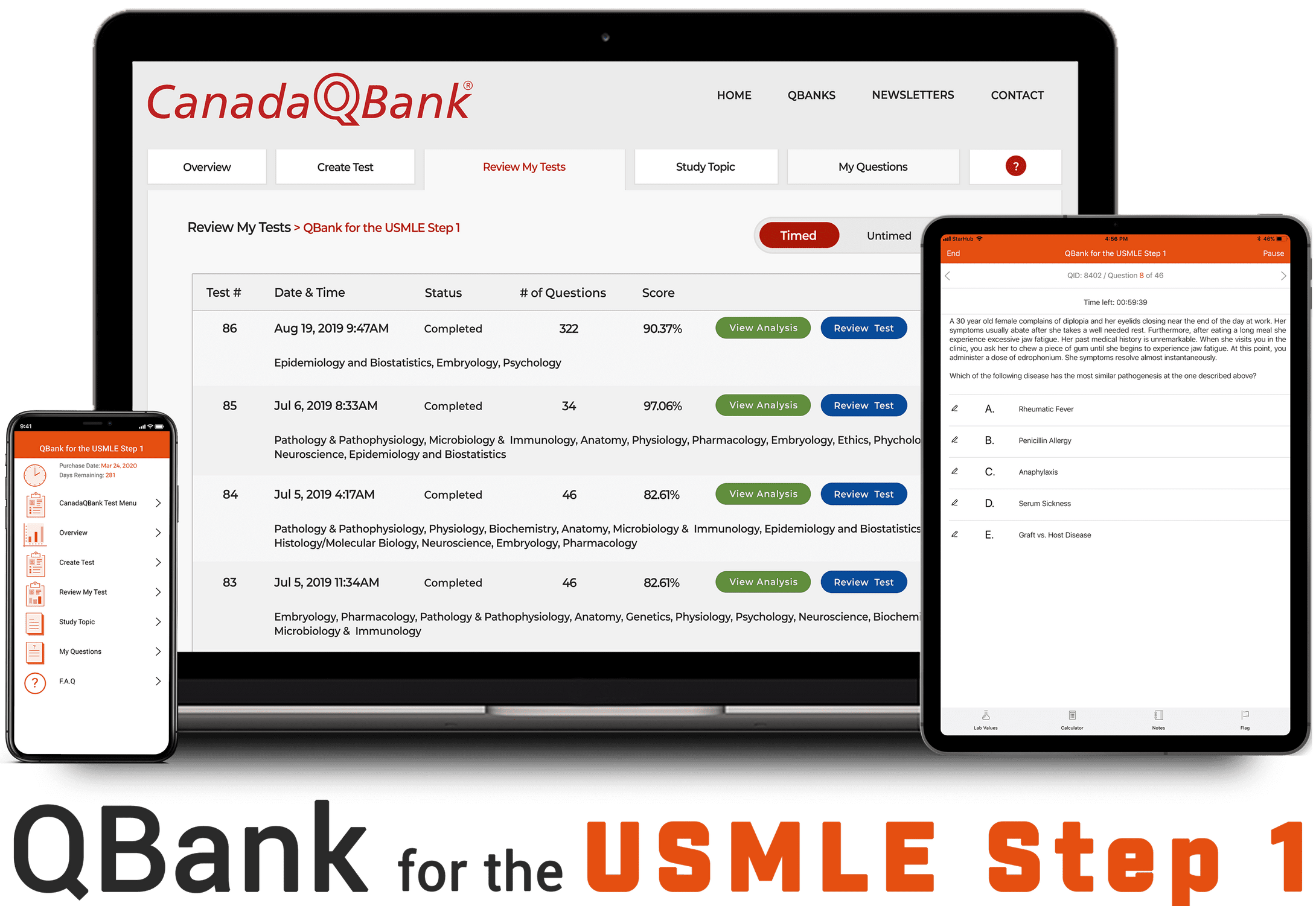 CanadaQbank USMLE Step 1 2022 Qbank (PDF)