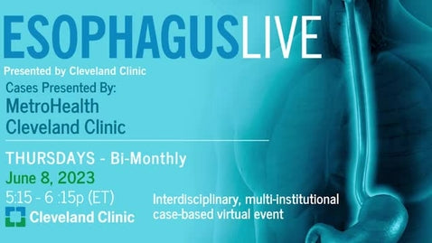 Cleveland Clinic Digestive Disease & Surgery Institute Esophagus Live 2023