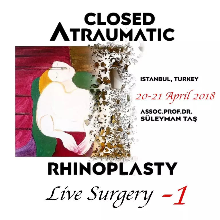 Closed Atraumatic Rhinoplasty Live Surgery DVD 1 2018