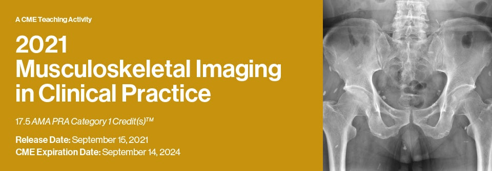 Edusymp 2021 Musculoskeletal Imaging In Clinical Practice