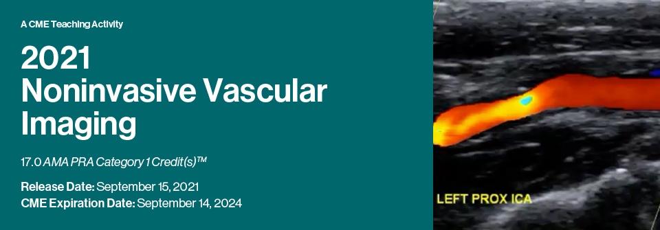 Edusymp 2021 Noninvasive Vascular Imaging