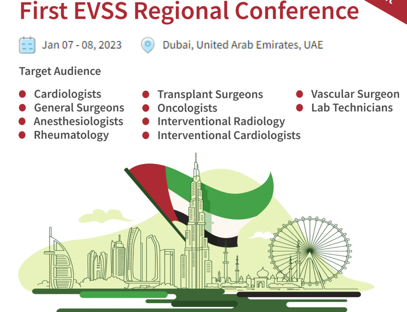 Emirates Vascular Surgery Society 1st Annual Conference 2023