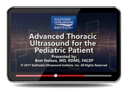 Gulfcoast Advanced Thoracic Ultrasound for the Pediatric Patient