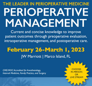 Johns Hopkins Perioperative Management-In Its 38th Year 2023