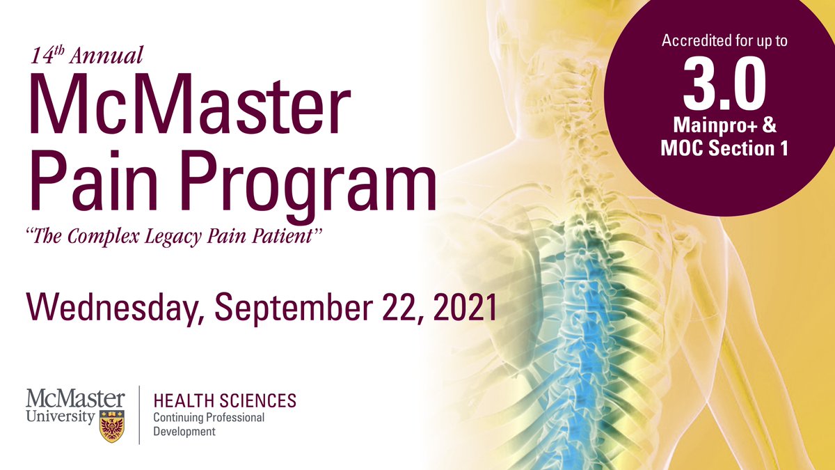 McMaster 14th Annual McMaster Pain Program 2021