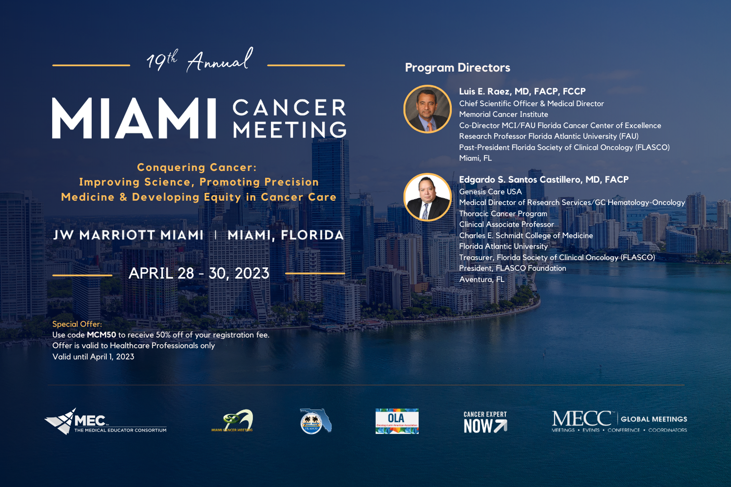 MECC 19th Annual Miami Cancer Meeting 2023