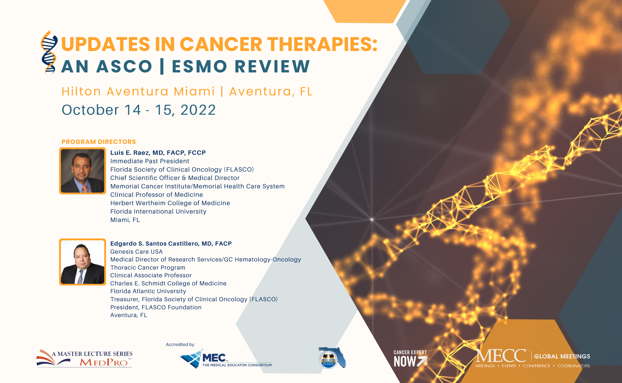 MECC Updates in Cancer Therapies An ASCO ESMO Review 2022