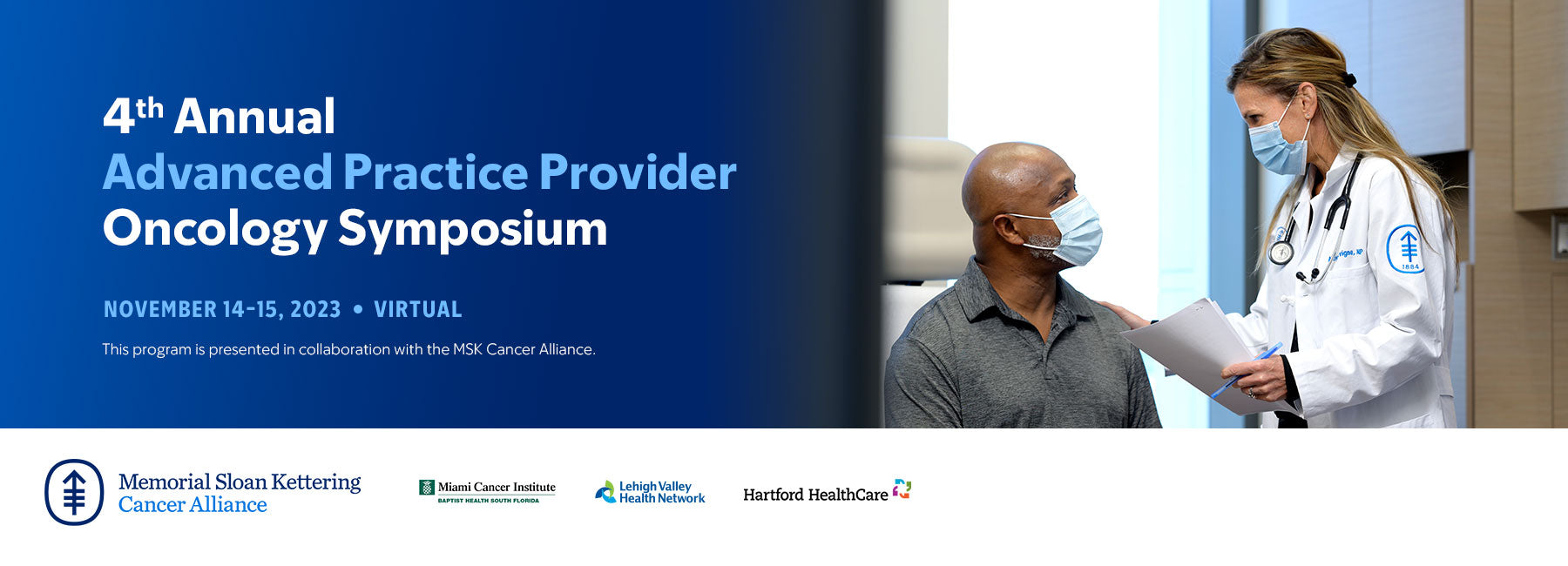 MSKCC 4th Annual Advanced Practice Provider Oncology Symposium 2023