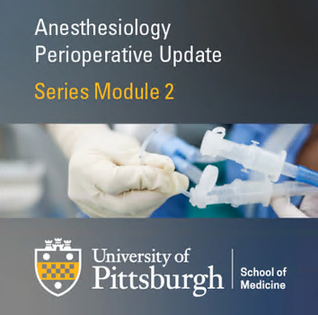 Anesthesiology Update Perioperative Medicine – Part 2 Cardiothoracic Anesthesiology 2020