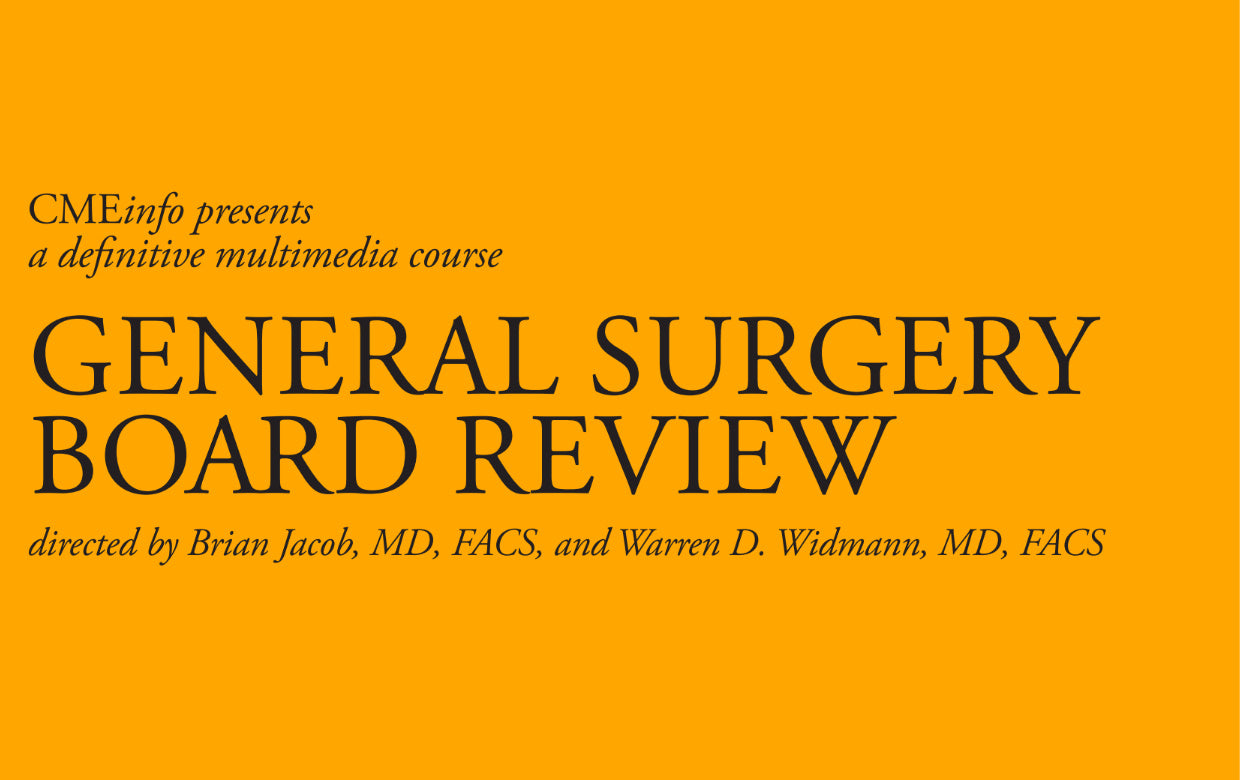 General Surgery Board Review 2015