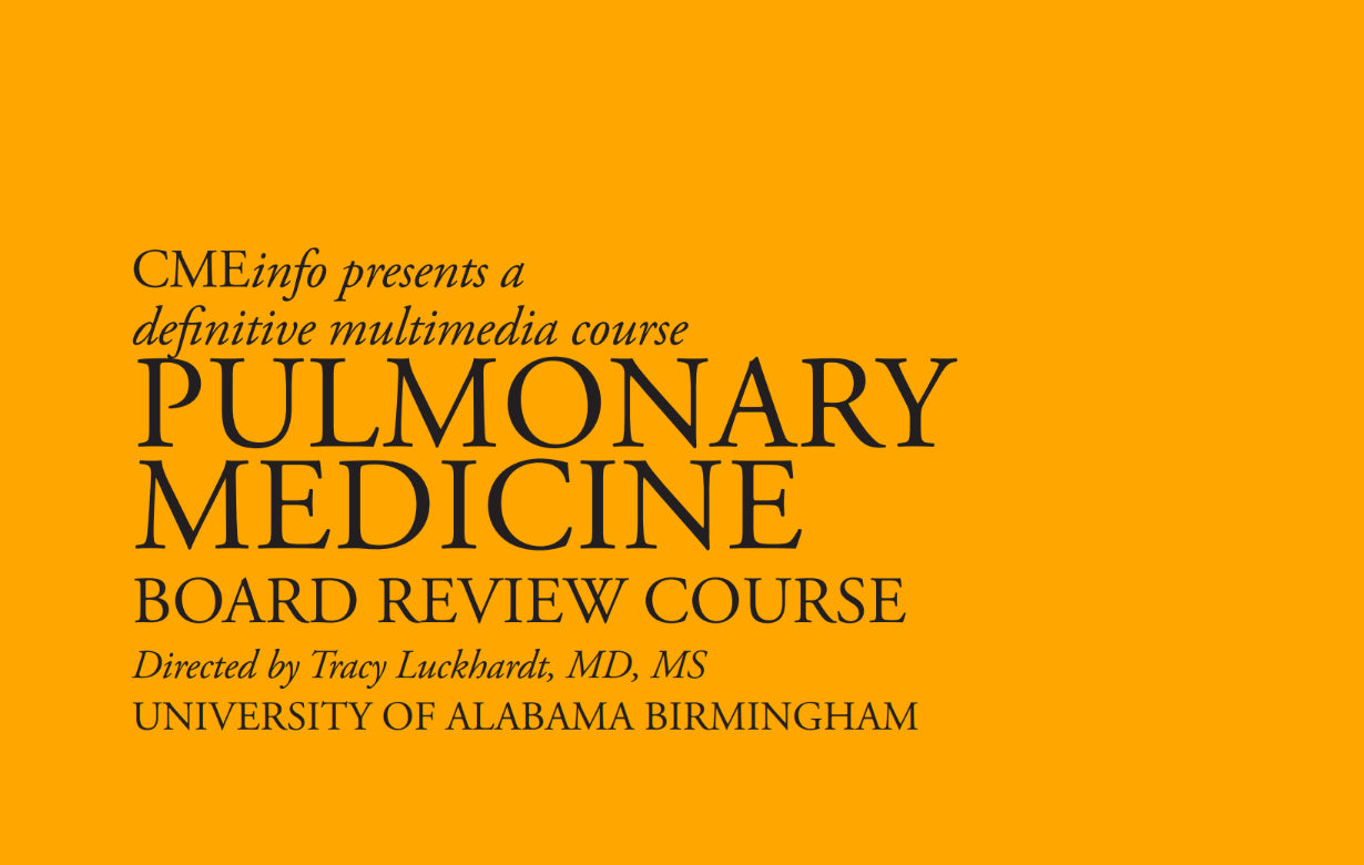 The Brigham Board Review in Pulmonary Medicine 2015