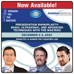 QMP BYTM 6 Preservation Rhinoplasty Learn Basic, Ultrasonic and Advanced Techniques with the Masters 2023