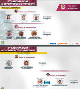 Saudi Scientific Diabetes Society 1st Calcium, Bone & Osteoporosis Symposium 2021