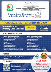 Saudi Society of Family and Community Medicine 2nd International Conference on Family Medicine ICFM 2020