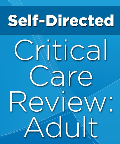 SCCM Self-Directed Critical Care Review Course Adult 2019