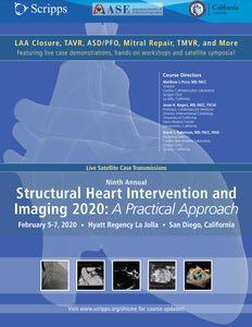 Scripps 9th Annual Structural Heart Intervention and Imaging 2020 A Practical Approach