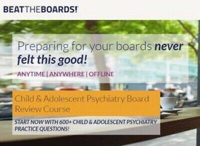 The Passmachine Child & Adolescent Psychiatry Board Review Course 2018