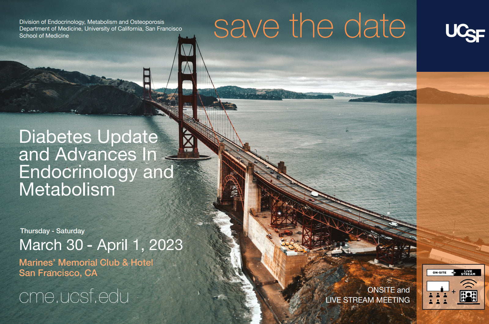 UCSF Diabetes Update and Advances In Endocrinology and Metabolism 2023