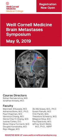 Weill Cornell Brain Metastases Symposium 2019