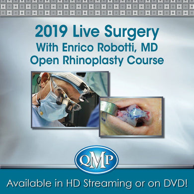 2019 Live Surgery With Enrico Robotti Open Rhinoplasty Course - Medical Videos | Board Review Courses