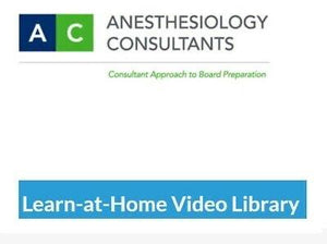 Anesthesiology Consultants - Medical Videos | Board Review Courses