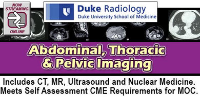 Duke Radiology Abdominal, Thoracic and Pelvic Imaging 2017 - Medical Videos | Board Review Courses