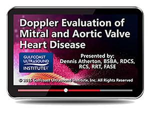 Gulfcoast Doppler Evaluation of Mitral and Aortic Valve Heart Disease (Videos+PDFs) - Medical Videos | Board Review Courses