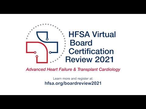 HFSA Virtual Board Certification Review 2021 (Well-organized Videos + Question Bank) - Medical Videos | Board Review Courses