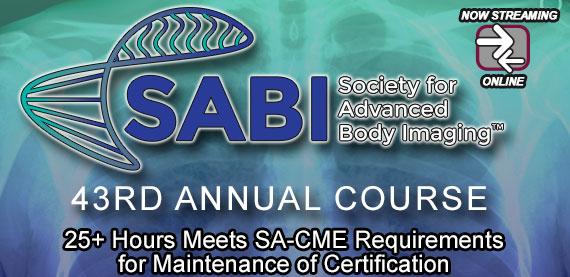 Society for Advanced Body Imaging (SABI) 43rd Annual Course 2020 - Medical Videos | Board Review Courses