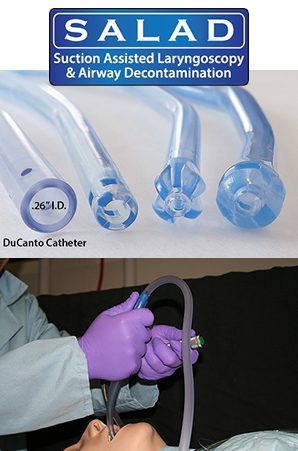 The SALAD Technique Suction-Assisted Laryngoscopy (with simultaneous) Airway Decontamination - Medical Videos | Board Review Courses